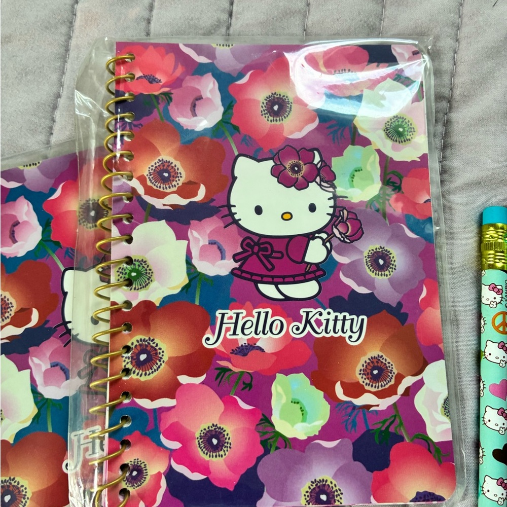 Hello Kitty Floral Party Supplies Set - Picture 3 of 4